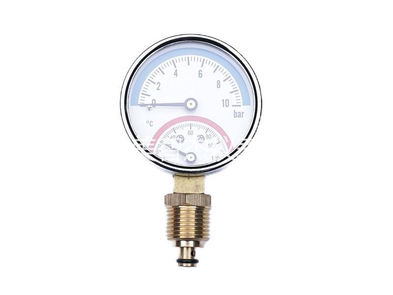 Y80 Radial Temperature Pressure Gauge