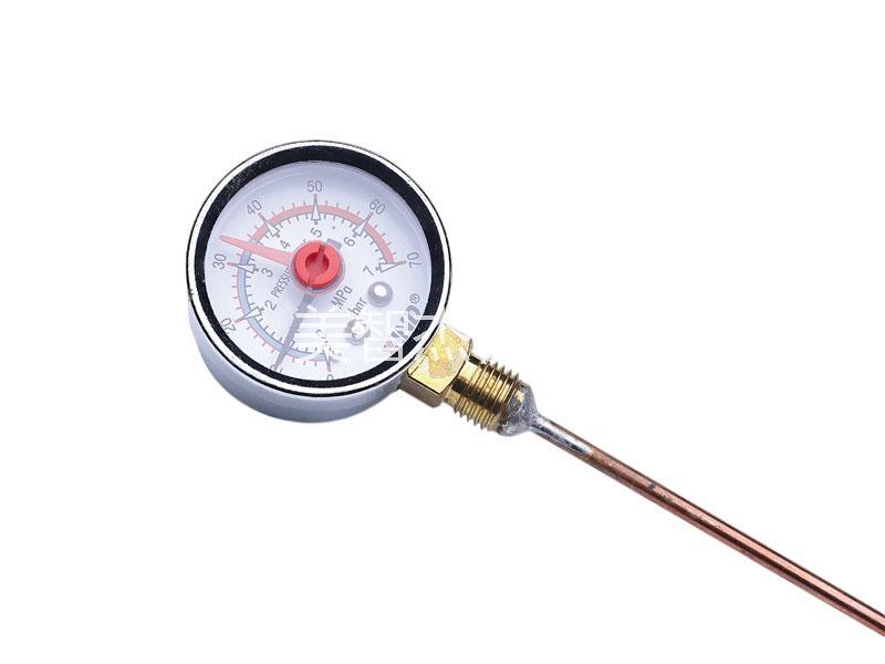 Y40 Radial Red Needle with One-way Valve Gauge