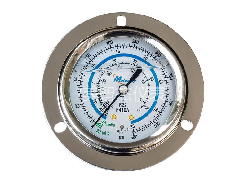YN60 Axial Front Anti-vibration Refrigerant Gauge (R410)