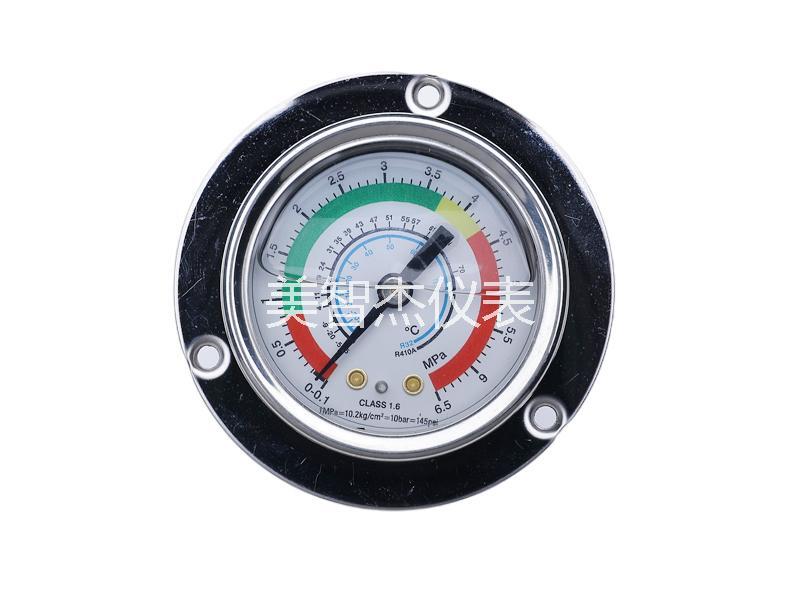 YN50 Axial Front Anti-vibration R32R410 Refrigerant Gauge 6.5MPa (Threaded Edge)