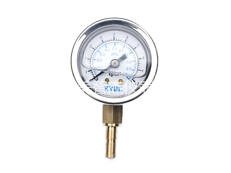 YN40 Radial Anti-vibration Pressure Gauge (No Thread) - Image 1