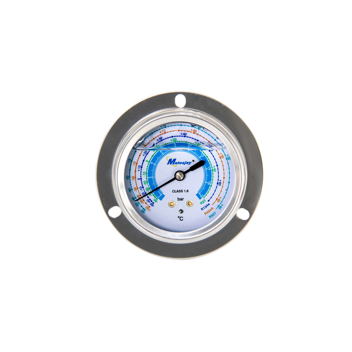 YN60ZT Anti-vibration Refrigerant Pressure Gauge (R507)