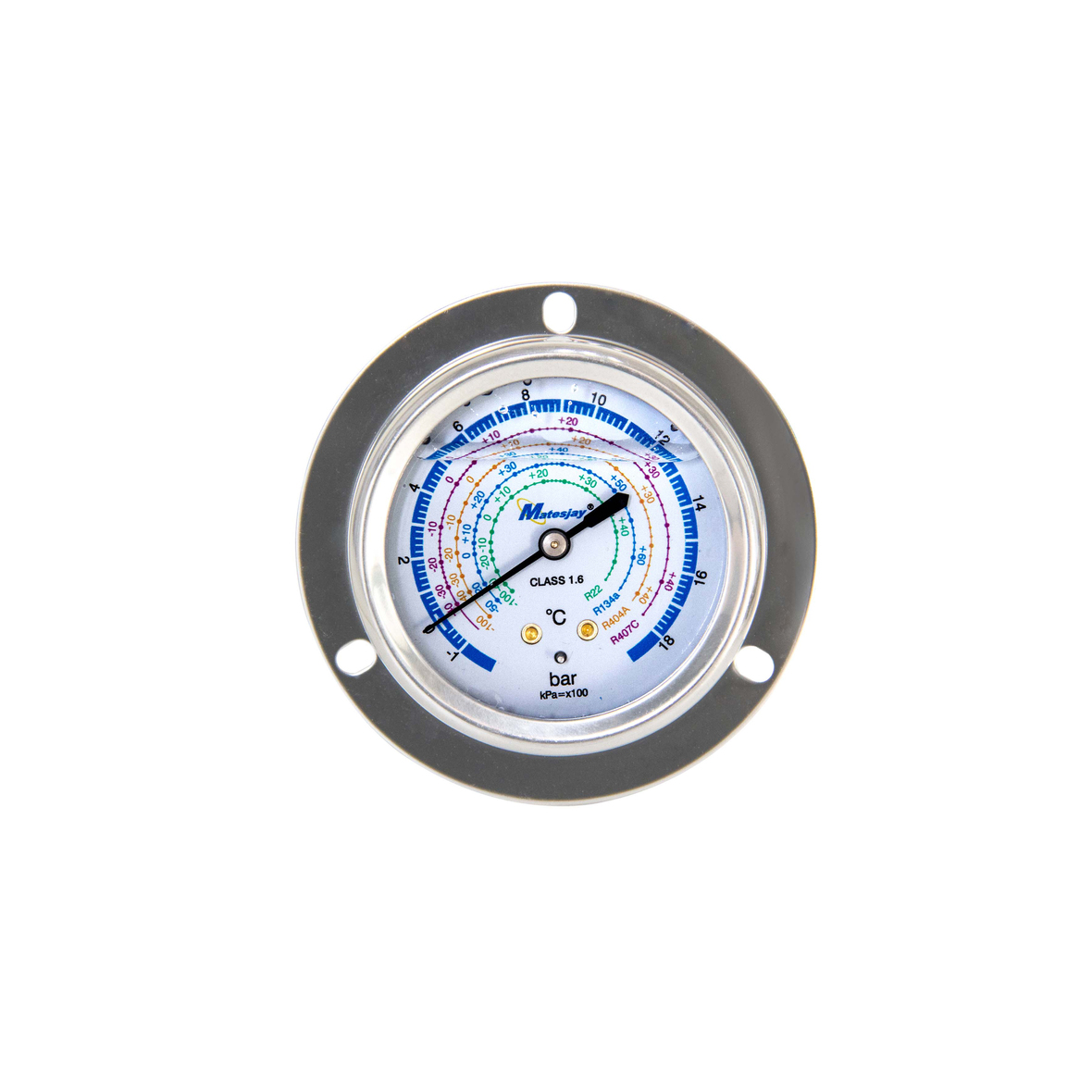 YN60ZT Anti-vibration Refrigerant Pressure Gauge (18bar)