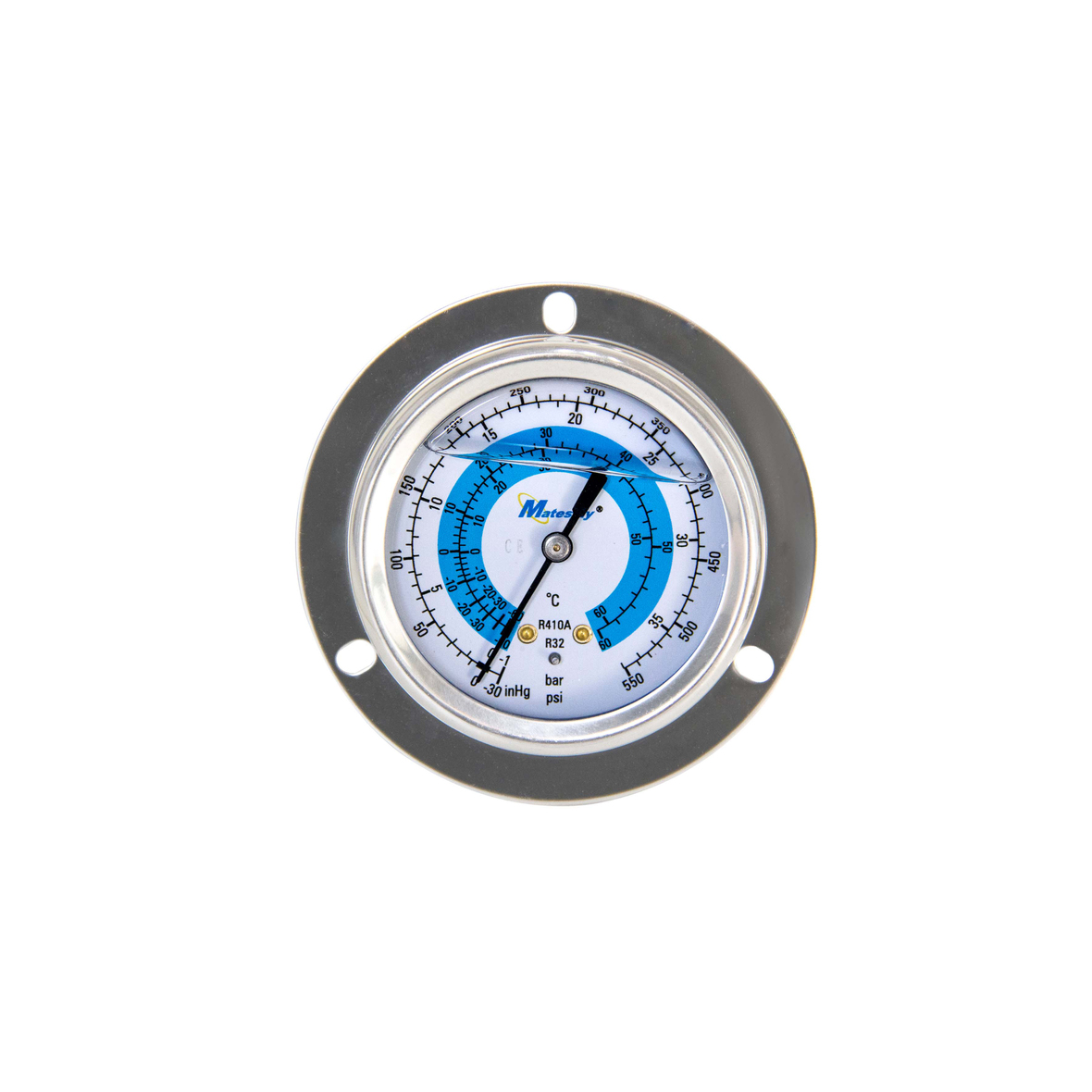 YN60 Axial Front Anti-vibration Refrigerant Gauge 3.5MPa (R410/R32)