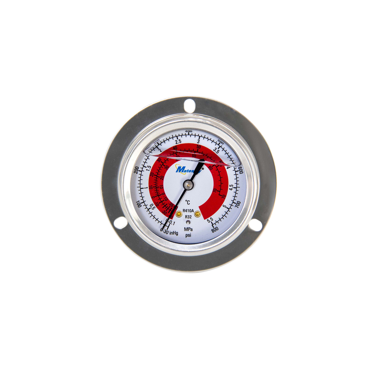YN60 Axial Front Anti-vibration Refrigerant Gauge 5.5MPa (R410/R32)