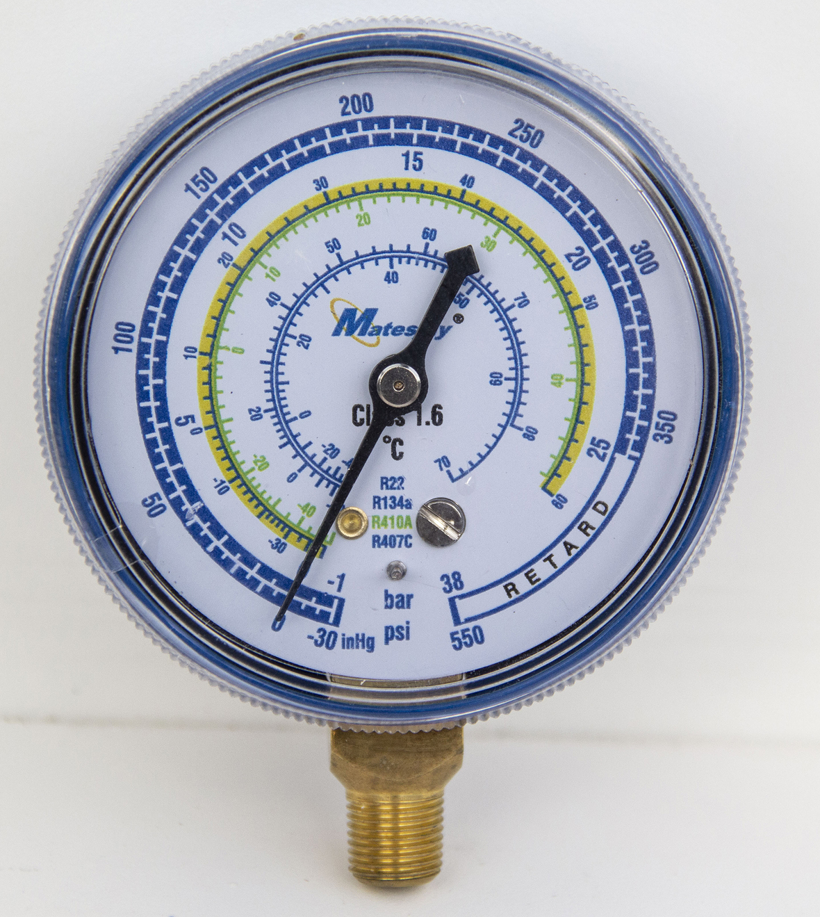 Y70 Radial Refrigerant Gauge (Rubber Sleeve Type) 35bar