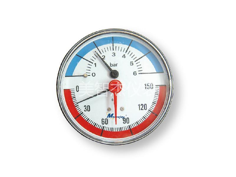 Y60 Axial Temperature Pressure Gauge