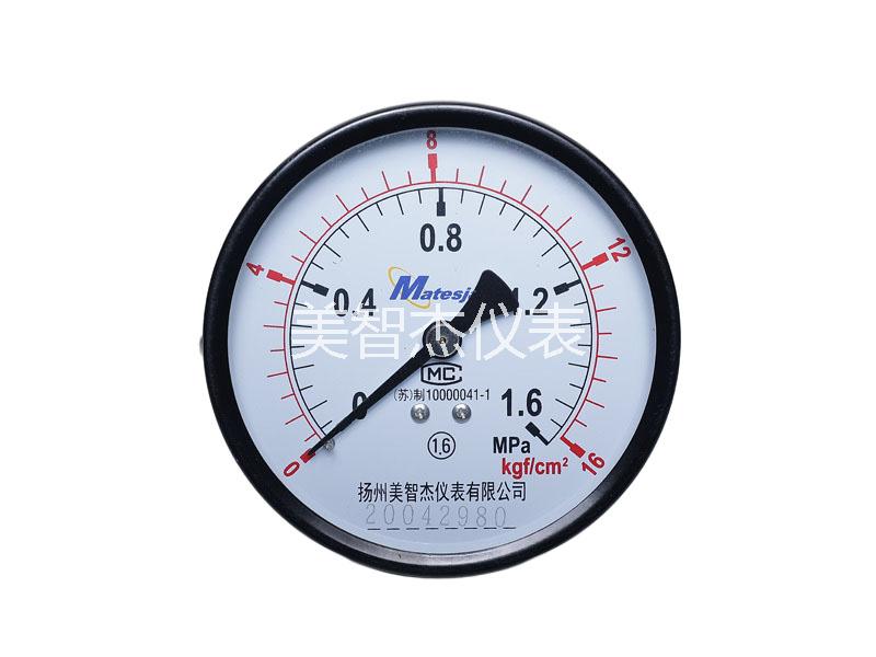 Y100 Axial Pressure Gauge (Off-center Type)