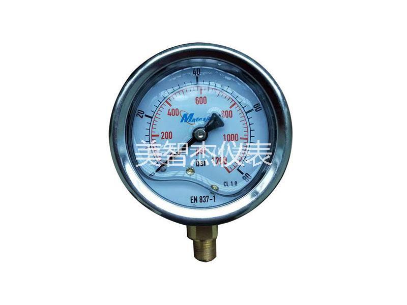 YN60 Anti-vibration Rear Zero-adjustable Pressure Gauge