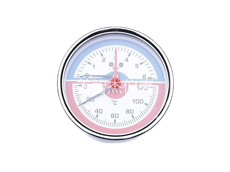 Y80 Axial Temperature Pressure Gauge